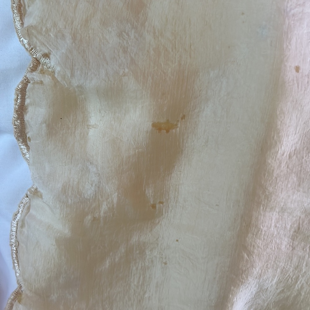 Vintage Embroidered European Sham Light Yellow Color; Beautiful in a Bedroom - Picture 10 of 10
